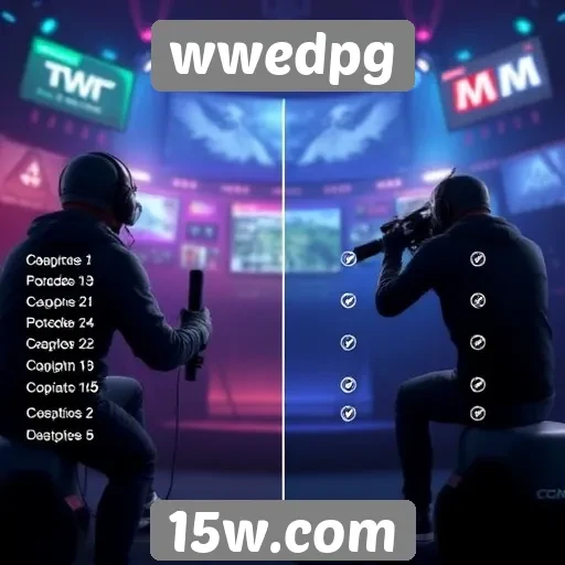 Comparação entre wwedpg e outras plataformas de jogos